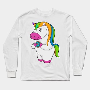 Unicorn Donut Long Sleeve T-Shirt